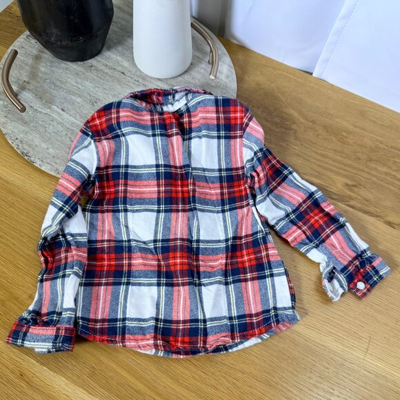 Bundle of 2 Carters Baby Girl Plaid Long Sleeve Tops size 24 months - Picture 13 of 13